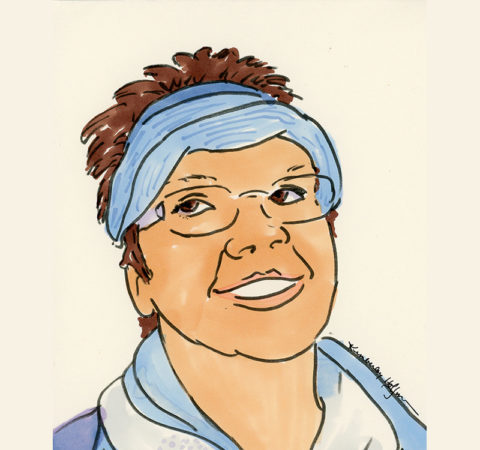 Marker Porträt Kimberley Hoffman