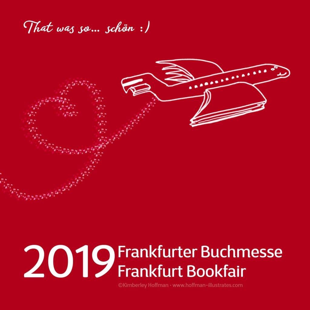 When you are in Book Heaven, you never want to leave. Red background 